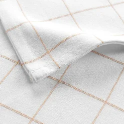 Lot de 3 serviettes coton (40 x 40 cm) Axel Blanc