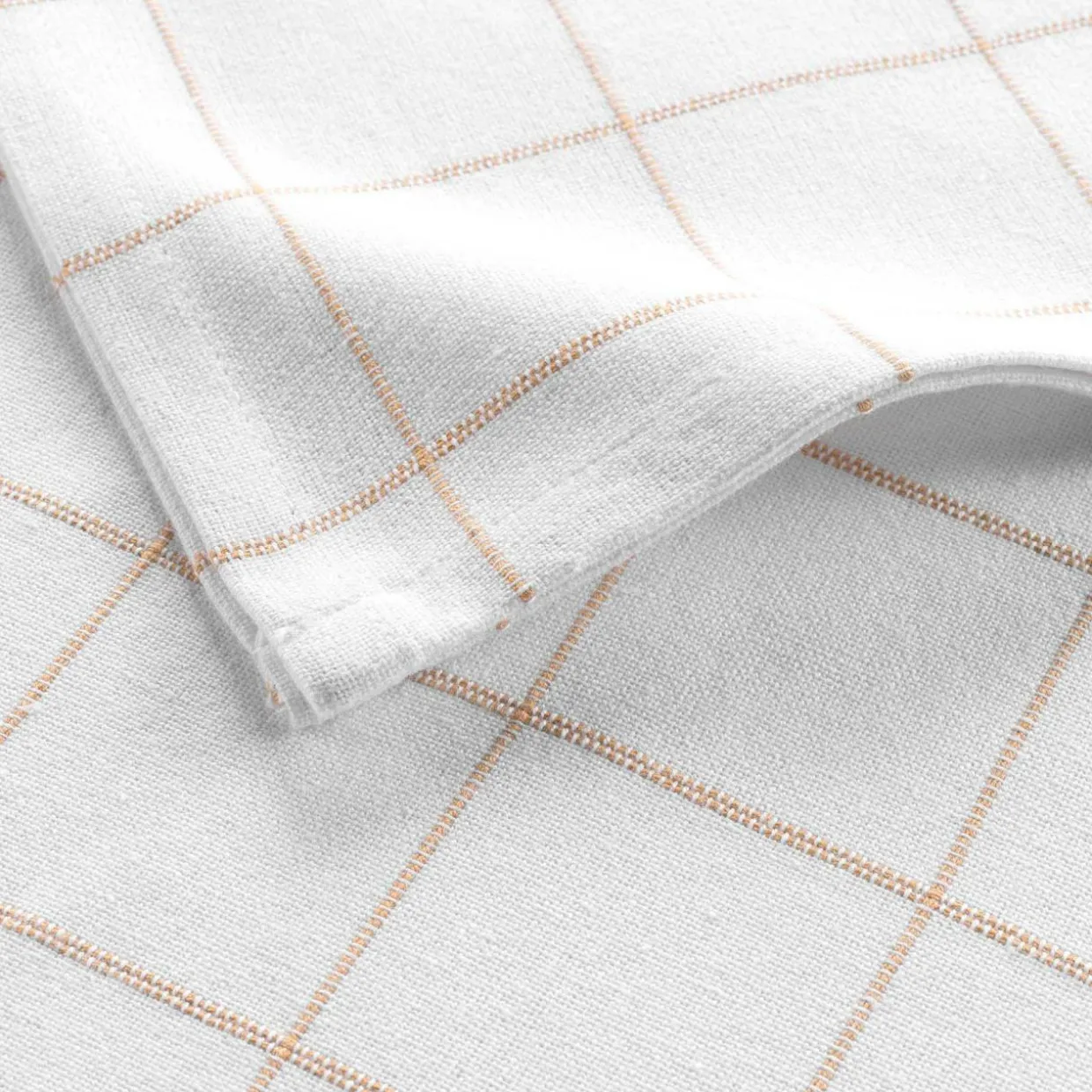 Lot de 3 serviettes coton (40 x 40 cm) Axel Blanc