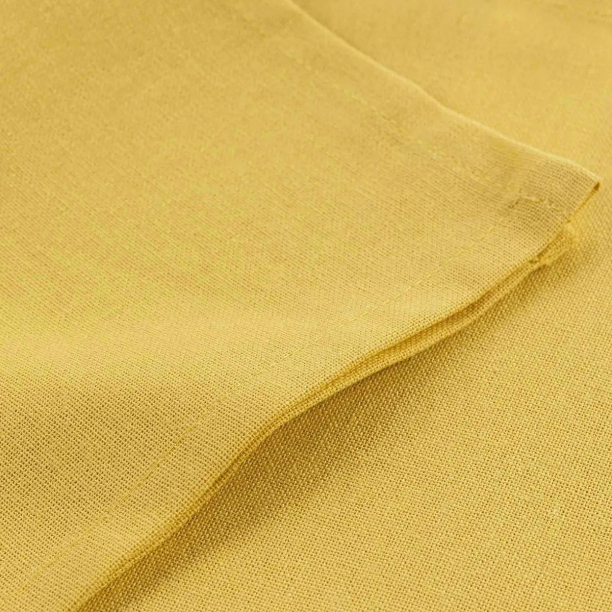 Lot de 3 serviettes coton (40 x 40 cm) Initia Jaune
