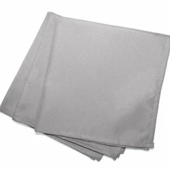 Lot de 3 serviettes (40 x 40 cm) Essentiel Grises