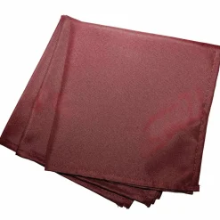 Lot de 3 serviettes (40 x 40 cm) Essentiel Bordeaux