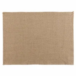 Lot de 2 sets de table jute (33 x 45 cm) Leny Beige