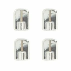 lot de 4 supports adhésifs Chrome