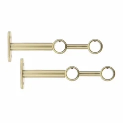 Lot de 2 supports tringles doubles (L150 / D20) Jim Or