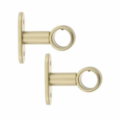 Lot de 2 supports tringles fixes (L50 / D20 mm) Jim Or