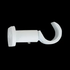 Lot de 2 supports tringles (L50 / D20 mm) Jim gouttière Blanc mat