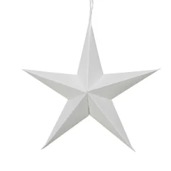 Lot de 4 suspensions en papier (D15 cm) Astre de Papier Blanc