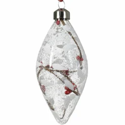 Lot de 2 suspensions en verre (H13 cm) Branches Transparent