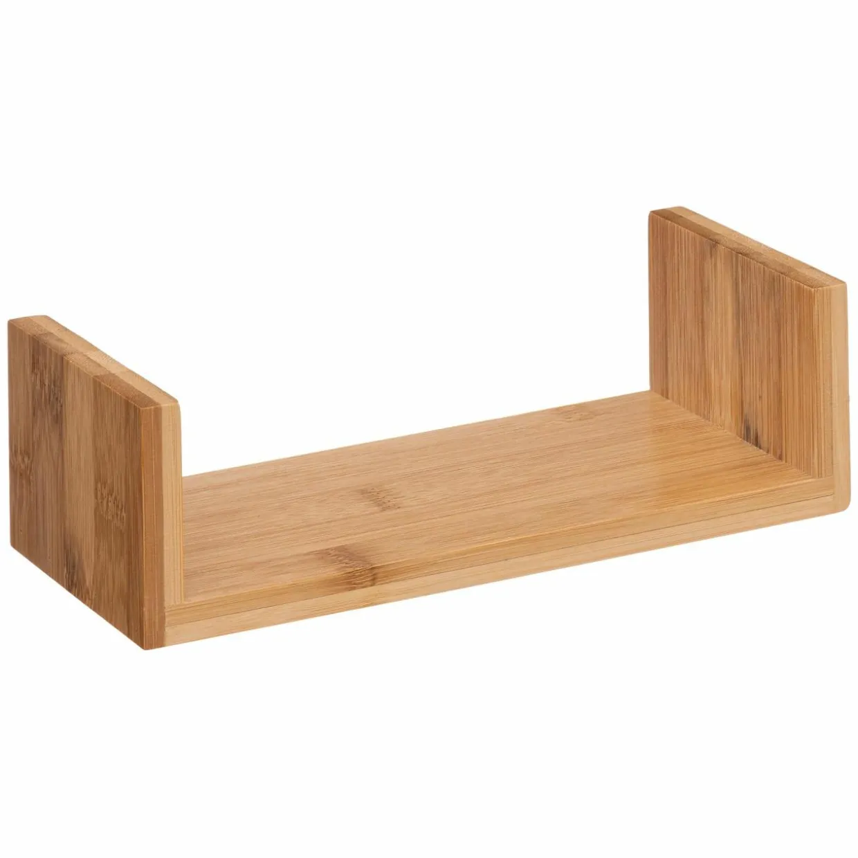 Lot de 3 étagères bambou (L22-32-42 cm) Fixy Naturel