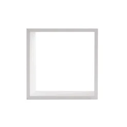 Lot de 3 étagères bois (H15-20-25 cm) Cube Blanc
