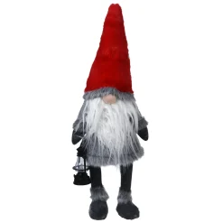 Lutin de Noël lumineux (H51 cm) Kelan Rouge