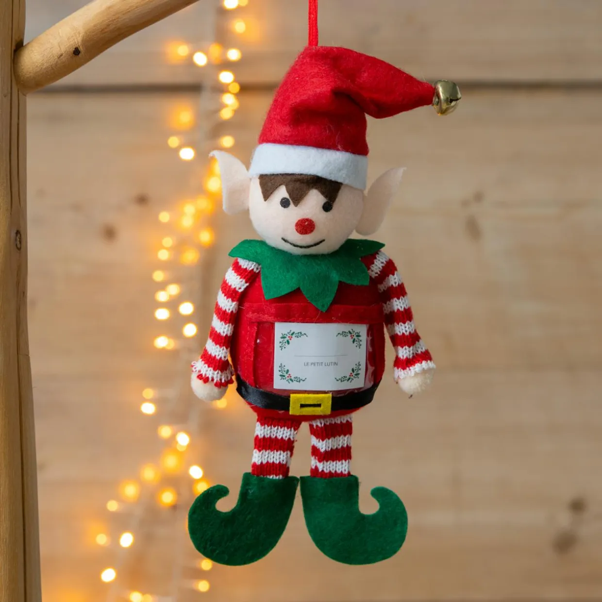 Lutin farceur à suspendre (H20 cm) Garçon Mignon