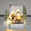 Maison de village illuminée Petit chaumière