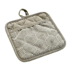 Manique avec poche coton (18,5 x 18,5 cm) Alveis Beige