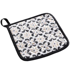 Manique en coton (19 x 19 cm) Solaris Noire