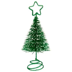 Marque place en métal (H10 cm) Sapin Vert enneigé