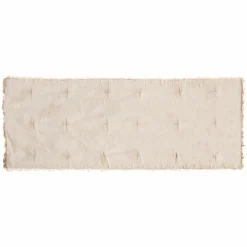 Matelas d'assise coton (60 x 180 cm) Rivi Ecru