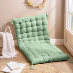 Matelas de sol coton (120 x 60 cm) Pixel Vert menthe