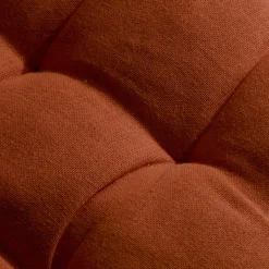 Matelas de sol coton (120 x 60 cm) Pixel Terracotta