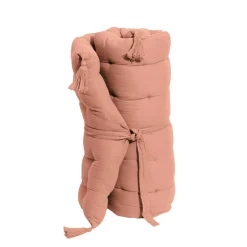 Matelas de sol gaze de coton (60 x 120 cm) Gaïa Rose pêche