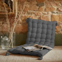 Matelas de sol gaze de coton (60 x 120 cm) Gaïa Gris granit