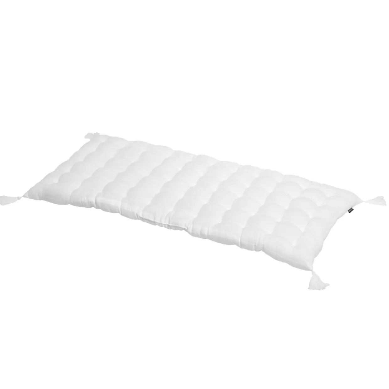 Matelas de sol gaze de coton (60 x 120 cm) Gaïa Blanc chantilly