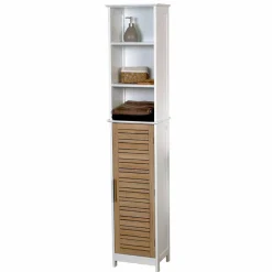 Meuble colonne salle de bain (35 x H173 cm) Stockholm Bois