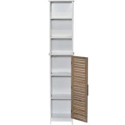 Meuble colonne salle de bain (35 x H173 cm) Stockholm Bois