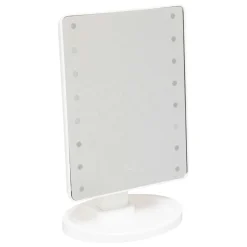 Miroir de salle de bain sur pied lumineux LED (H26 cm) Star