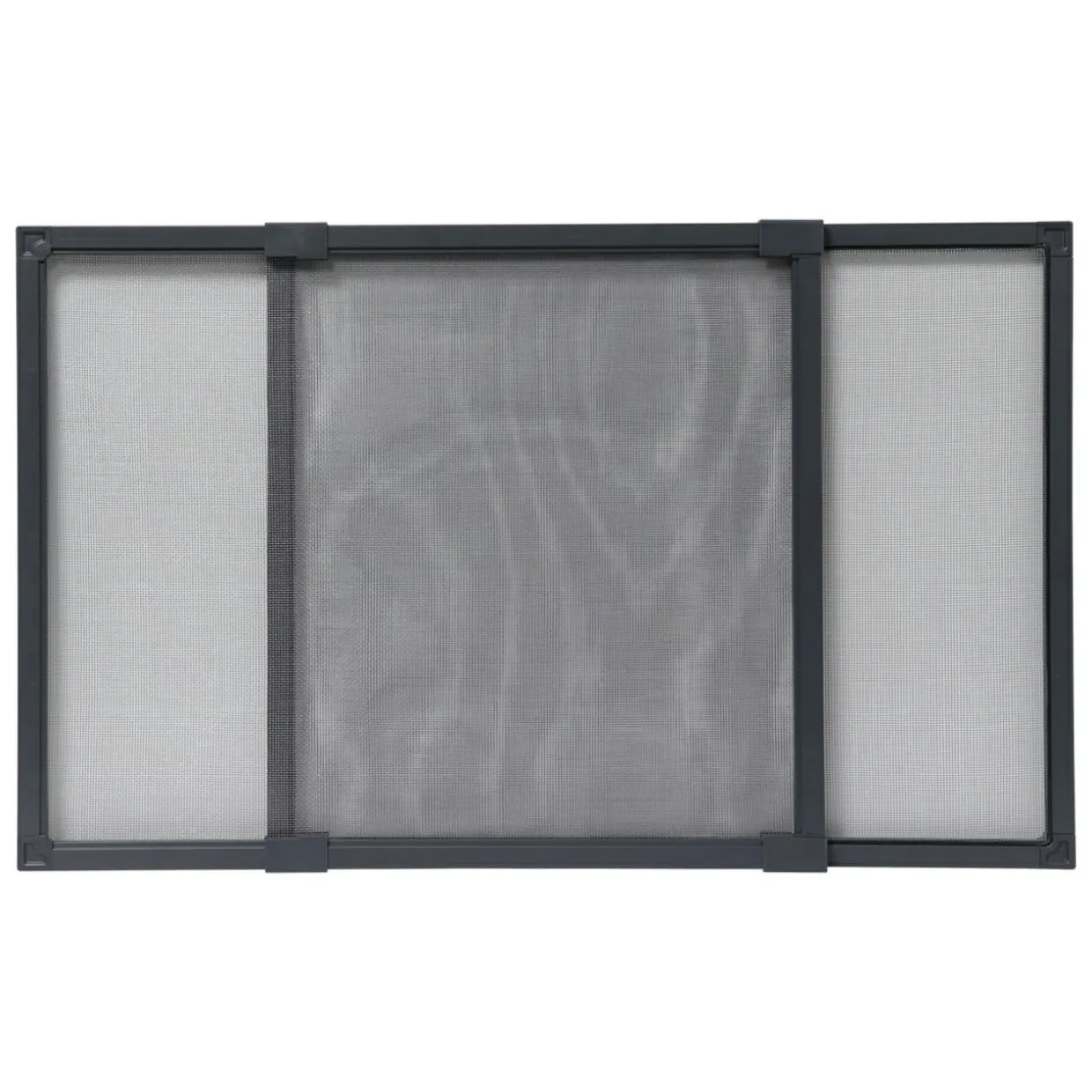 Moustiquaire fenêtre à cadre extensible (50/90 x 40 cm) Moustyk Gris