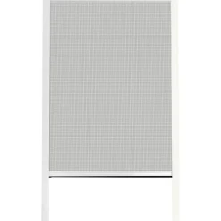 Moustiquaire fenêtre enroulable à châssis recoupable (130 x 160 cm) Moustyk Blanc