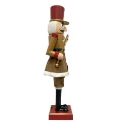 Musicien Casse-noisette (H154 cm) musical et animé Cookie Marron