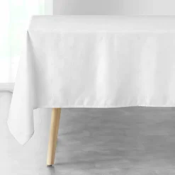 Nappe de Noël rectangulaire (140 x 240 cm) Etoiles Blanc
