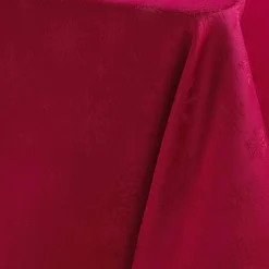Nappe de Noël rectangulaire (140 x 300 cm) Flocon d'hiver Rouge