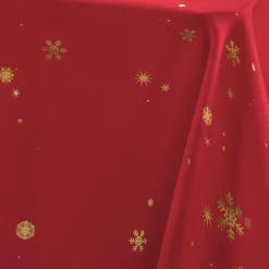 Nappe de Noël rectangulaire (150 x 300 cm) Constellation Rouge