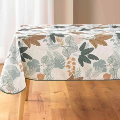 Nappe rectangulaire antitache (150 x 240 cm) Fidji Verte