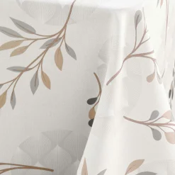 Nappe rectangulaire anti tache (150 x 240 cm) Manola Ecru