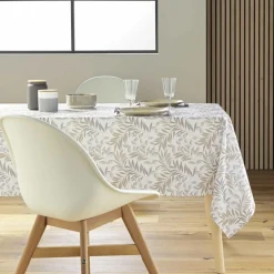 Nappe rectangulaire anti tache (145 x 240 cm) Nedelia Beige