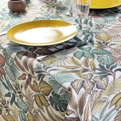 Nappe rectangulaire anti tache (145 x 240 cm) Stylis Jaune