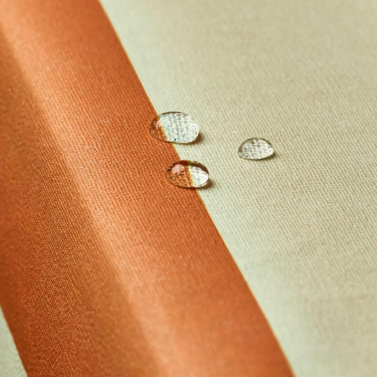 Nappe rectangulaire coton enduit (150 x 250 cm) Clementine Orange