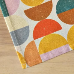 Nappe rectangulaire coton enduit (150 x 250 cm) Brooklyn Multicolore