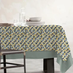 Nappe rectangulaire coton enduit (150 x 250 cm) Mafalda Multicolore