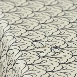 Nappe rectangulaire coton enduit (150 x 250 cm) Clara Grise
