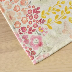 Nappe rectangulaire coton enduit (150 x 250 cm) Paquerettes Multicolore