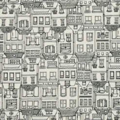 Nappe rectangulaire coton enduit (150 x 250 cm) Home Grise
