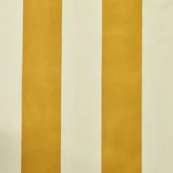Nappe rectangulaire coton enduit (150 x 250 cm) Clementine Jaune moutarde