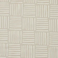 Nappe rectangulaire coton enduit (150 x 350 cm) Paolo Beige