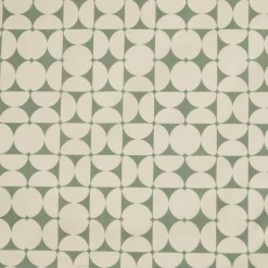 Nappe rectangulaire coton enduit (150 x 350 cm) Sofia Verte