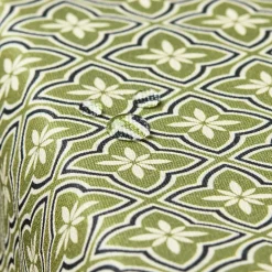 Nappe rectangulaire coton enduit (150 x 250 cm) Gloria Verte