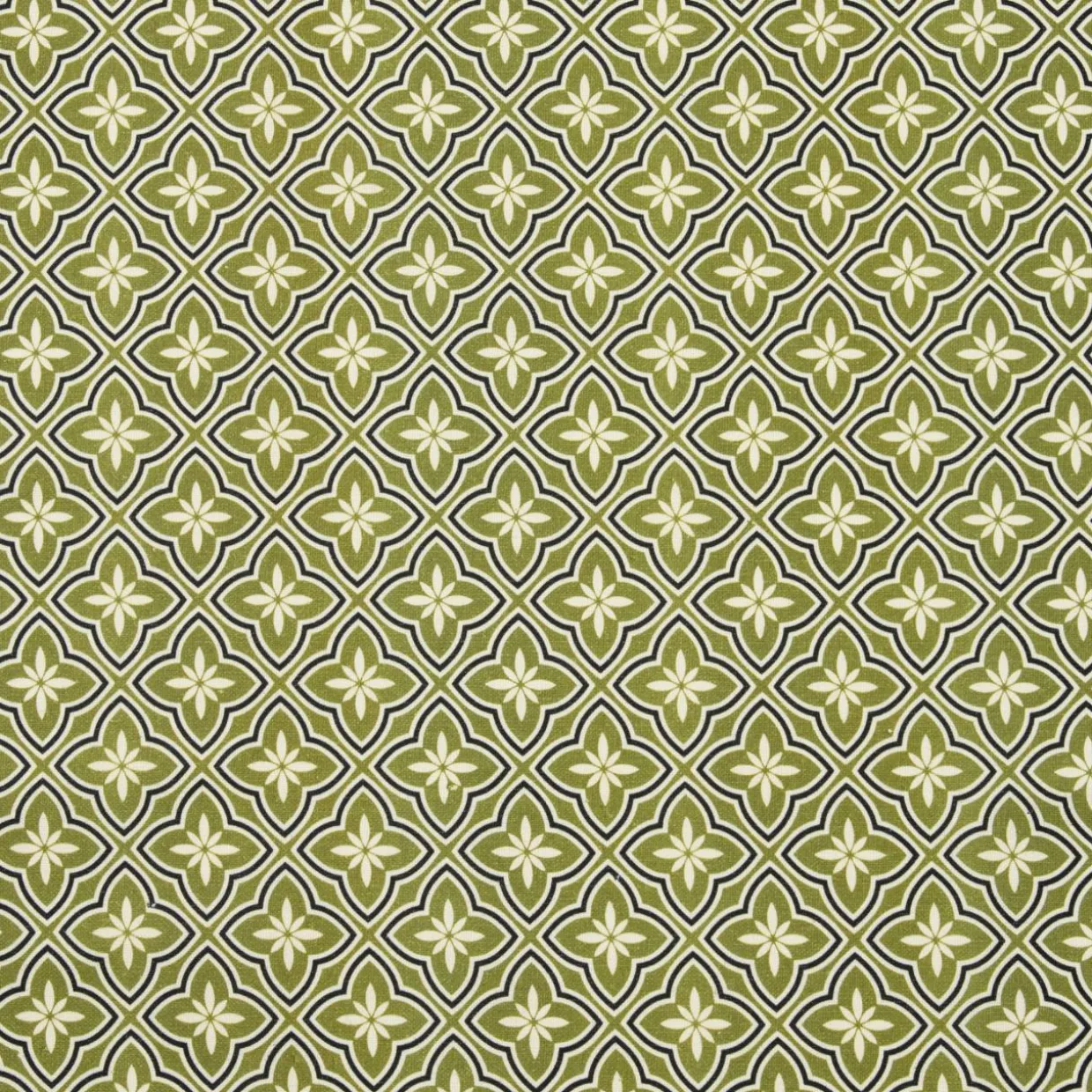 Nappe rectangulaire coton enduit (150 x 250 cm) Gloria Verte